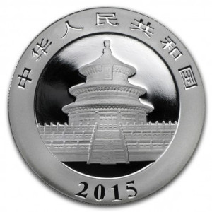 1 oz Silver Panda Coin 2015