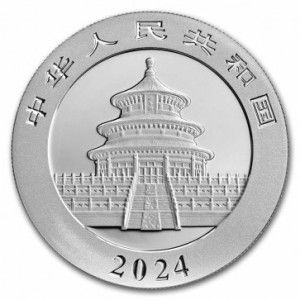 30 gram Silver China Panda Coin (In Capsule) 2024