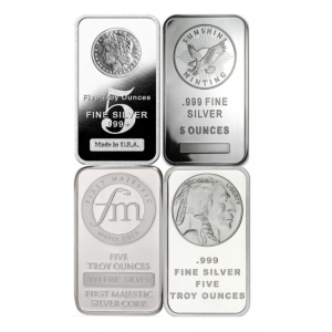 5 oz Silver Various Bar