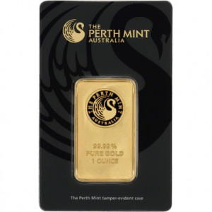 1 oz Gold Perth Mint Bar