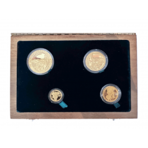Gold Natura Series - Elephant 4 Coin Set 1996