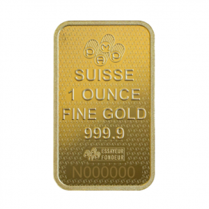 1 oz Gold Pamp Suisse Fortuna 45th Anniversary Bar