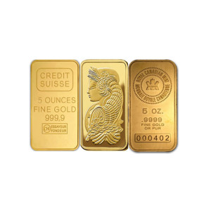 5 oz Gold Various Bar