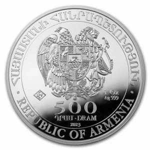 1 oz Silver Armenia Noah's Ark Coin 2023