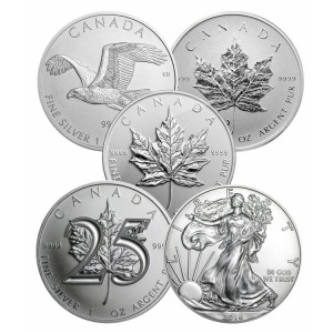 1 oz Various Silver Coin